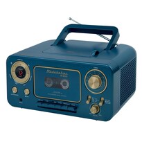 Reproductor De Cd Estéreo Portátil Studebaker Azul Con Bluetooth Y Radio Am/fm