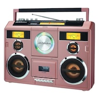 Estación De Sonido Portátil Boombox Studebaker Oro Rosa Con Bluetooth Y Cd