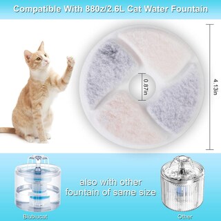 Foto 7 | Foto 7 | Filtros Profesionales Reutilizables Biubiucat Para Fuente De Agua De Gatos