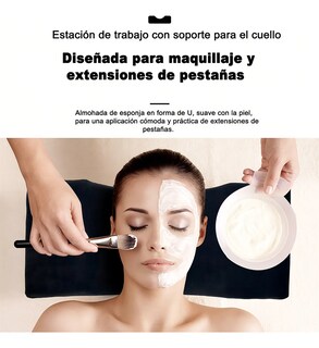 Foto 4 | Foto 4 | Cojín Almohada Spa Belug Para Extensiones De Pestañas Negro