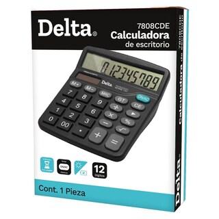 Foto 5 | Foto 5 | Calculadora De Escritorio Barrilito Negra 12 Dígitos