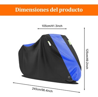 Foto 5 | Foto 5 | Funda Lab.g Para Motocicleta Impermeable Negro