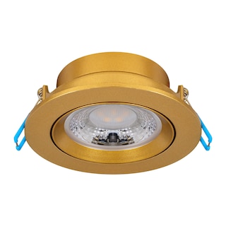 Foto 2 | Foto 2 | Estevez Luminario Led Empotrable Swing Led 7w 3000k Luz Cálida Oro