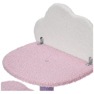 Foto 4 | Foto 4 | Rascador Tipo Árbol Sunnoo Morado De 2 Niveles De Felpa Para Gatos