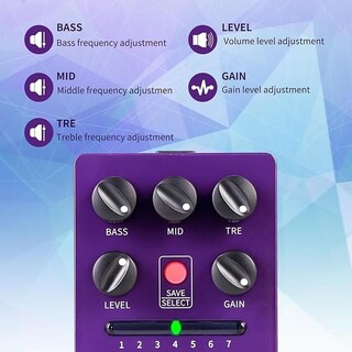 Foto 5 | Foto 5 | Pedal De Guitarra Flamma Fs06 Estéreo De Modulación Múltiple Con Efectos Almacenables