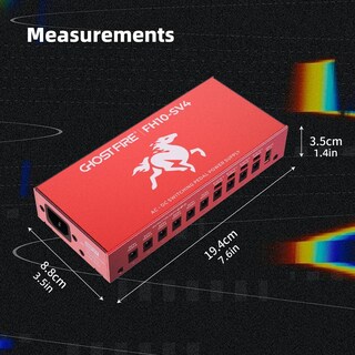 Foto 3 | Foto 3 | Fuente De Alimentación De Pedal Ghost Fire Aislada Con Protección Independiente Contra Cortocircuito