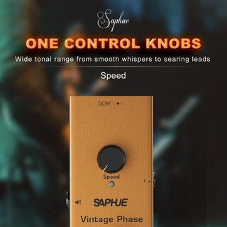 Foto 5 | Foto 5 | Pedal De Efectos De Guitarra Saphue Acero Mini Con Perilla De Velocidad