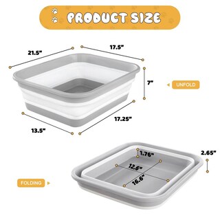 Foto 2 | Foto 2 | Caja De Arena Maohegou Para Gatos Mayores Artríticos En Azul