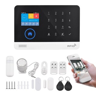 Foto 1 | Foto 1 | Sistema De Alarma Feiniao Wifi Gsm Pantalla Tft 2.4 Pulgadas Antirrobo Inalámbrico Con Sensores De P