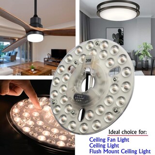 Foto 3 | Foto 3 | Kit De Luz Led Para Ventilador De Techo Olymstar Blanco Con Función De Memoria De Temperatura De 3 C