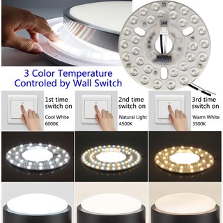 Foto 6 | Foto 6 | Kit De Luz Led Para Ventilador De Techo Olymstar Blanco Con Función De Memoria De Temperatura De 3 C