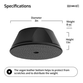 Foto 5 | Foto 5 | Abrazadera Estabilizadora De Peso Hudson Hi-fi Negro Mate Littleben