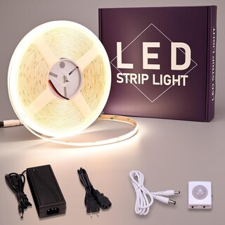Foto 1 | Foto 1 | Tira De Luz Led Cob Goming Blanco Natural Sensor De Movimiento Con Adaptador Para Armarios Y Escaler