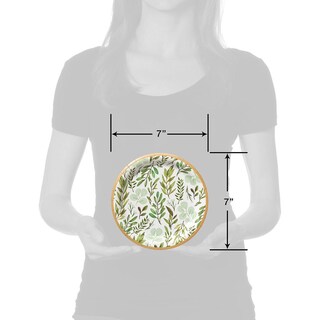 Foto 4 | Foto 4 | Platos De Postre American Greetings Blanco Para Bodas O Despedidas De Soltera