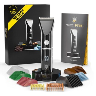 Foto 1 | Foto 1 | Cortadora De Barba Y Pelo The Beard Club Pt45 Inalámbrica Recargable Alta Potencia De 7000 Rpm 8 Guí