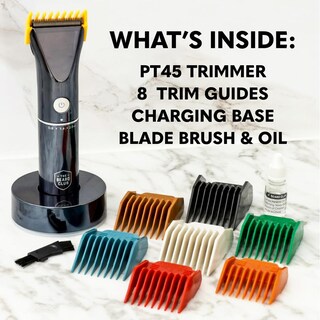 Foto 3 | Foto 3 | Cortadora De Barba Y Pelo The Beard Club Pt45 Inalámbrica Recargable Alta Potencia De 7000 Rpm 8 Guí