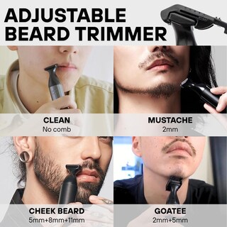 Foto 8 | Foto 8 | Cortadora De Bigotes Urbaner Negro Resistente Al Agua Para Hombre