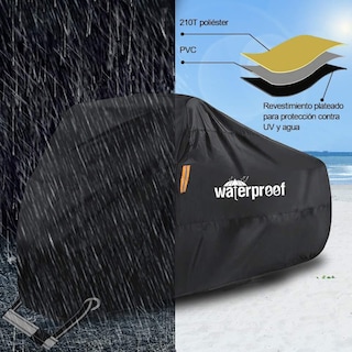 Foto 5 | Foto 5 | Funda Resistente Dasking Negro Impermeable Para Bicicleta Y Moto Exterior Antióxido Uv