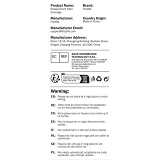 Foto 2 | Foto 2 | Filtro De Repuesto Frizzlife Plc10 Para Filtro De Agua Debajo Del Fregadero Fk99/fp99/sw10/sw10f