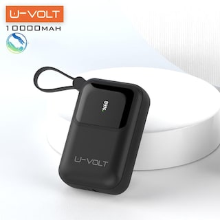Foto 5 | Foto 5 | Power Bank Celularte U-volt 10 000 Mah Negro Con Cables Integrados Y Carga Rápida 22.5w Para Iphone
