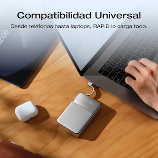 Foto 3 | Foto 3 | Power Bank Ef Ecoflow Negro De Carga Rápida 10000mah Y Cargador Inalámbrico Magnético