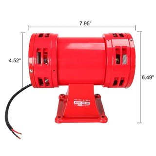Foto 5 | Foto 5 | Sirena De Alarma Yaeccc 110v 150db Súper Fuerte En Rojo Para El Hogar
