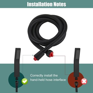 Foto 4 | Foto 4 | Sistema De Ducha Heyalan Negro Mate Doble Función Con Cabezal De Lluvia Cuadrado Giratorio Y Juego C