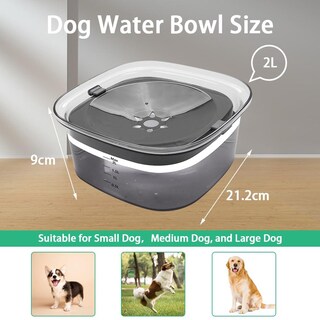 Foto 6 | Foto 6 | Cuenco De Agua Dorkis 2l Azul Sin Derrames Para Mascotas