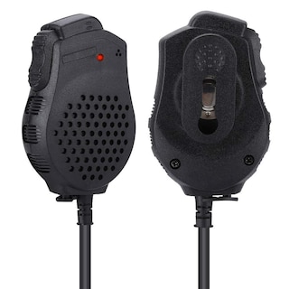 Foto 1 | Foto 1 | Micrófono De Altavoz Yoidesu Negro Doble Ptt Para Walkie Talkie Uv-82 Serie