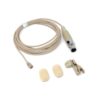 Foto 4 | Foto 4 | Micrófono De Solapa J&p Beige Mini Xlr Ta4f Para Shure Inalámbrico