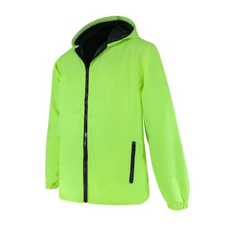 Foto 1 | Foto 1 | Chamarra Promocional Fluorescente Con Gorro Y Forro Transpirable - Kirgust Azul