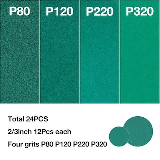 Foto 5 | Foto 5 | Mini Lijadora Orbital Neumática Upwood Azul Con Kit De Almohadillas Y 24 Papeles De Lija