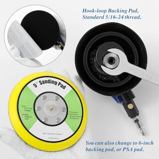 Foto 2 | Foto 2 | Lijadora Orbital De Aire Con Esponjas De Pulido Y Papeles De Lija