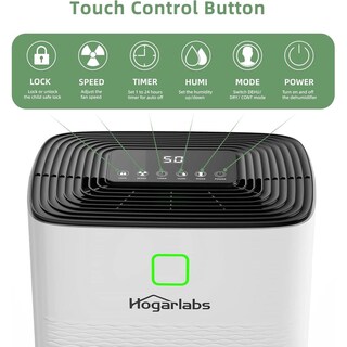 Foto 6 | Foto 6 | Deshumidificador Hogarlabs Blanco Ultra Silencioso Para Hogar Y Sótanos