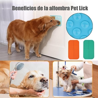 Foto 3 | Foto 3 | Alfombrilla Para Lamer Perros Talkcute Con Ventosa Verde Comedero Lento 4 En 1 Para Mascotas