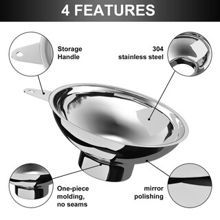 Foto 5 | Foto 5 | Embudo De Conservas Serinar Acero Inoxidable Con Filtro Para Tarros De Boca Regular