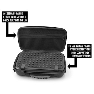 Foto 7 | Foto 7 | Funda De Viaje Casematix Negra Compatible Con Audio-technica At-sb727 Tocadiscos Portátil Sound Burg