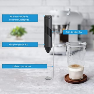 Foto 5 | Foto 5 | Espumador De Leche Eléctrico Acero Inoxidable Portátil Para Lattes Capuchino Y Matcha