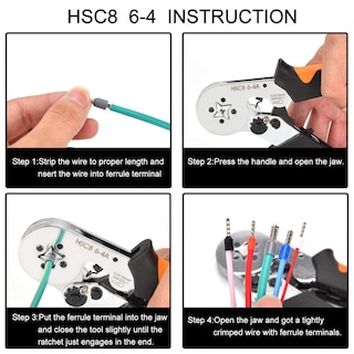 Foto 5 | Foto 5 | Kit De Herramientas De Prensado Virola Con Bolsa Oxford Y Herramienta De Carraca Autoajustable De Cr