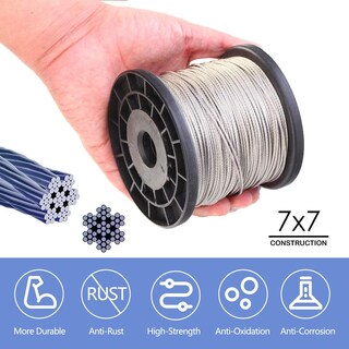 Foto 3 | Foto 3 | Kit De Herramientas Con Cable De Acero Inoxidable En Aluminio 5029.2 Cm Para Prensar Cuerda De Alamb