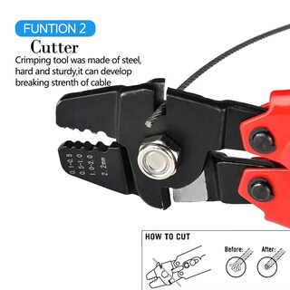 Foto 4 | Foto 4 | Kit De Herramientas Con Cable De Acero Inoxidable En Aluminio 5029.2 Cm Para Prensar Cuerda De Alamb