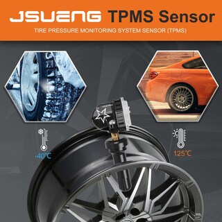 Foto 5 | Foto 5 | Sensor Tpms De Repuesto Buick Cadillac Chevy Gmc Negro Paquete De 4 Para Sistema De Monitoreo De Pre