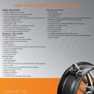 Foto 6 | Foto 6 | Sensor Tpms De Repuesto Buick Cadillac Chevy Gmc Negro Paquete De 4 Para Sistema De Monitoreo De Pre