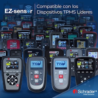 Foto 3 | Foto 3 | Sensor Programable De Control De Presión De Neumáticos Schrader Único Sku Negro 314.9 Mhz 315 Mhz 43