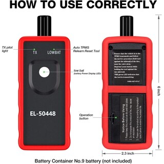 Foto 5 | Foto 5 | Sensor De Presión De Neumáticos Kingbolen El-50448 Azul Compatible Con Serie Gm