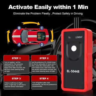 Foto 6 | Foto 6 | Sensor De Presión De Neumáticos Kingbolen El-50448 Azul Compatible Con Serie Gm