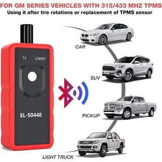 Foto 8 | Foto 8 | Sensor De Presión De Neumáticos Kingbolen El-50448 Azul Compatible Con Serie Gm