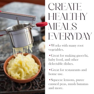 Foto 4 | Foto 4 | Rizador De Papas Bellemain Rojo De Acero Inoxidable Para Puré De Papas