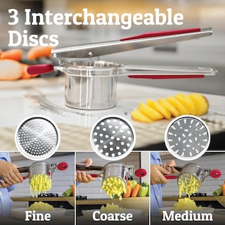 Foto 8 | Foto 8 | Rallador De Patatas Priority Chef Rojo 3 Disco