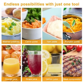 Foto 2 | Foto 2 | Aplastador De Papas Kzings Acero Inoxidable Mango Ergonómico Con Discos Intercambiables Para Cocina